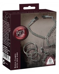 Sextreme Zaumzeug mit Nippelringe und Penisringe